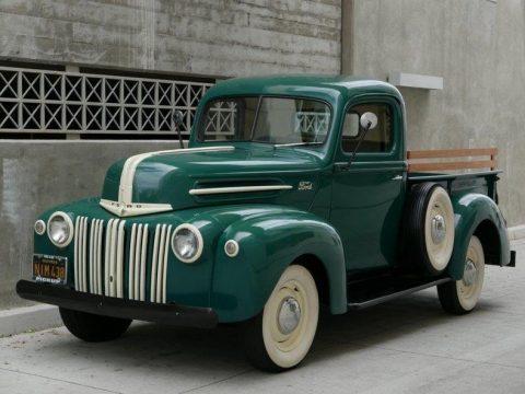1946 Ford Stepside Shortbed 1/2 Ton 999 Miles Green Pickup / Truck Flat for sale