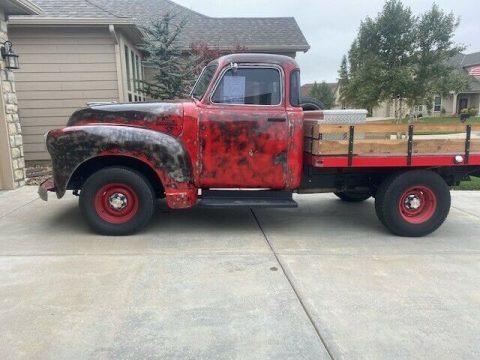 1948 Chevy 1/2 Ton Pickup Truck with nice flat bed and side rails for sale