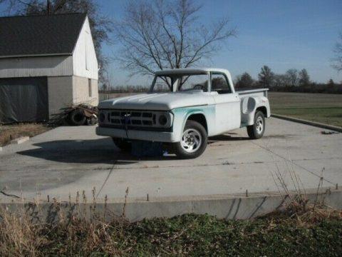 1968 Dodge D100 with Utiline body style project truck for sale
