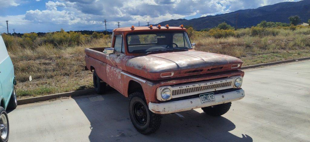 1966 Chevrolet K20 Factory 4WD Pickup Truck 283 V8 2-Speed Automatic